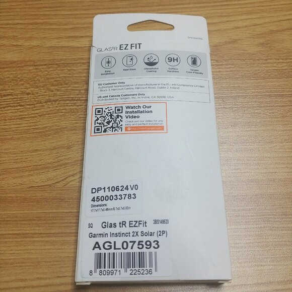 Spigen‎ Garmin Instinct 2X Solar Screen Protector Glas.TR EZ FIT 2Pack AGL07593 - Picture 2 of 3